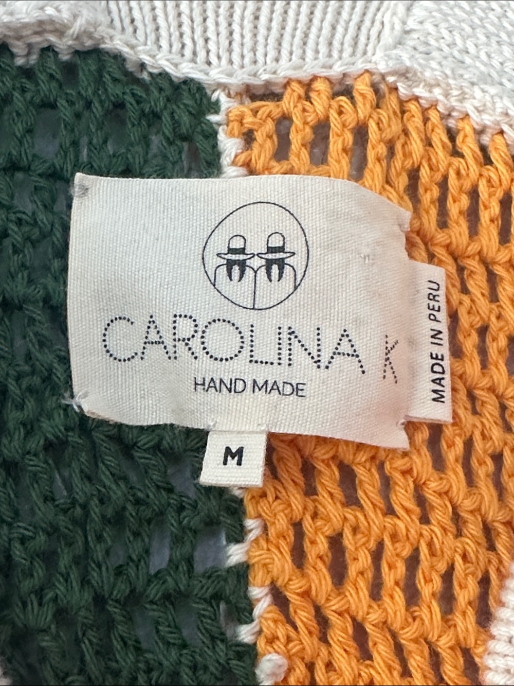 Carolina K Vera Crochet Dress Multicolor Crochet Maxi Dress with Fringe Trim - Picture 8 of 12